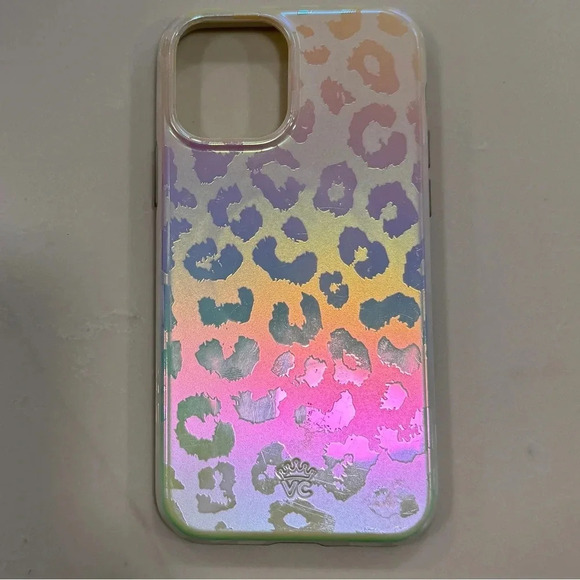 Velvet Caviar Rainbow Leopard iPhone 12 Pro Mag Safe Phone Case - Picture 1 of 5
